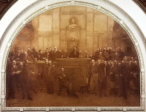 Assinatura da Constituição de 1891