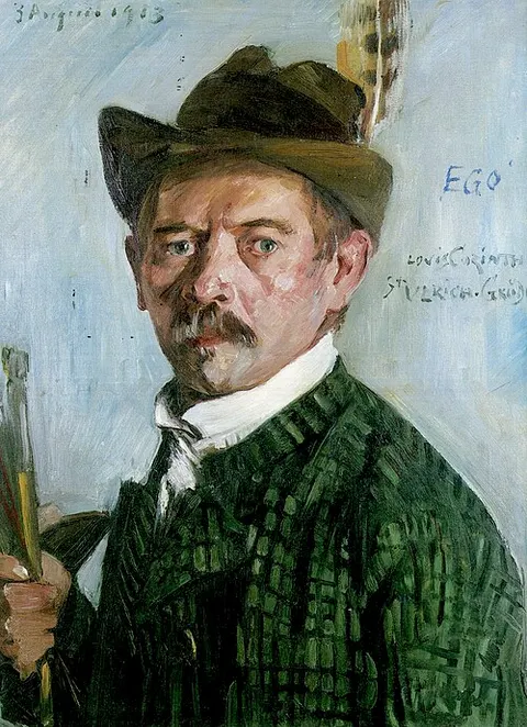 Self-portrait with a Tyroler hat