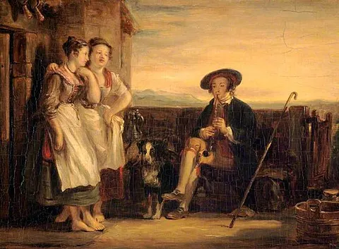 A Scene from Ramsay's 'The Gentle Shepherd'
