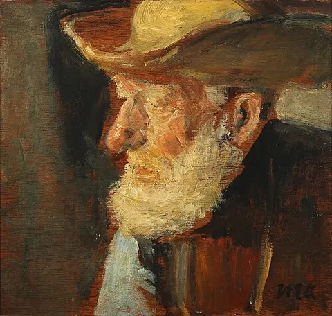 A pensive fisherman of Skagen.