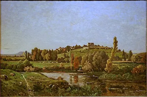 Landscape in Auvergne