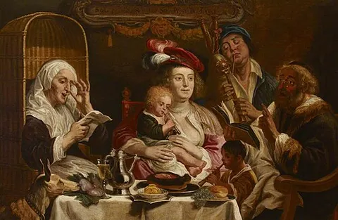 'Soo de Oude Songhen, Soo Pepen de Jongen' (known as 'As the Old Sang, so the Young Pipe')