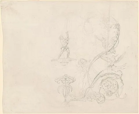 Studies of Fountain Decorations