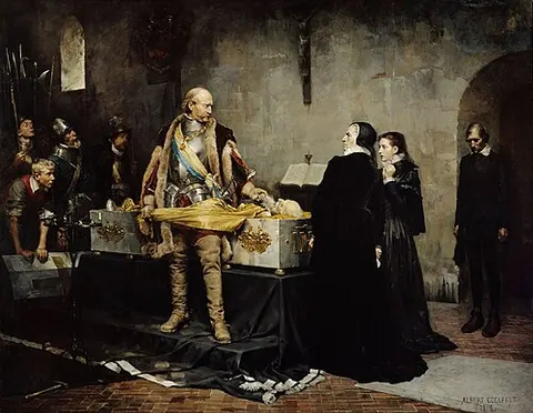 Duke Karl Insulting the Corpse of Klaus Fleming