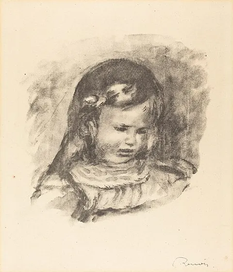 Claude Renoir, with Lowered Head