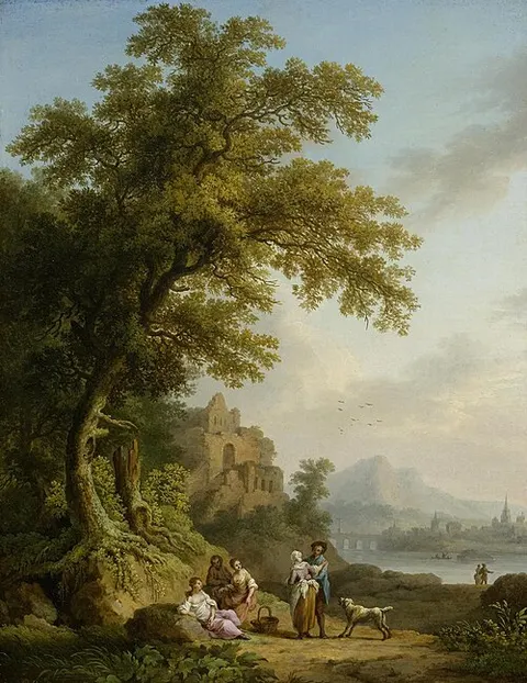 View of Château Gaillard and the Seine