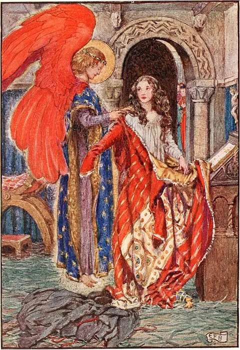 Elizabeth prayed to god to clothe her