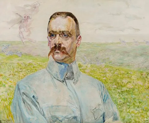 Portrait of brigadier Józef Piłsudski