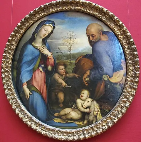 Holy Family with the Infant Saint John the Baptist and a Sheep