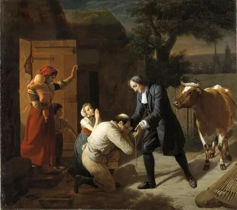 Fénélon returns a Stolen Cow to a Peasant