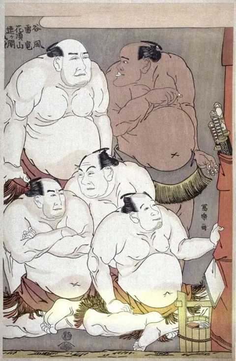 Daidōzan Bungorō no dohyō-iri (left)