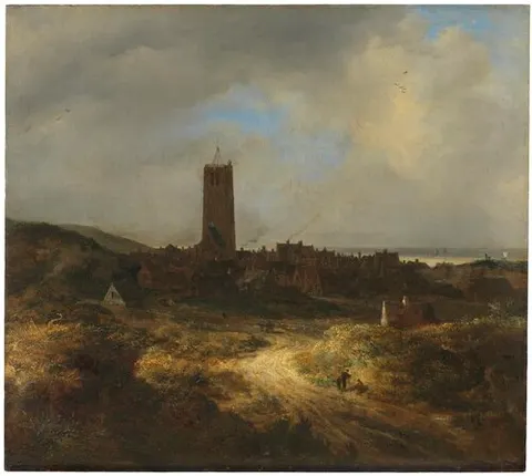 Vista de Egmond aan Zee