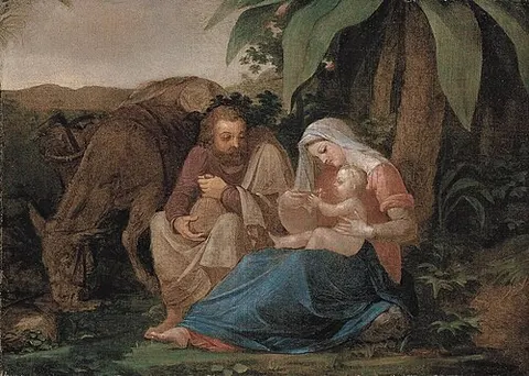 Rest on the flight into Egypt