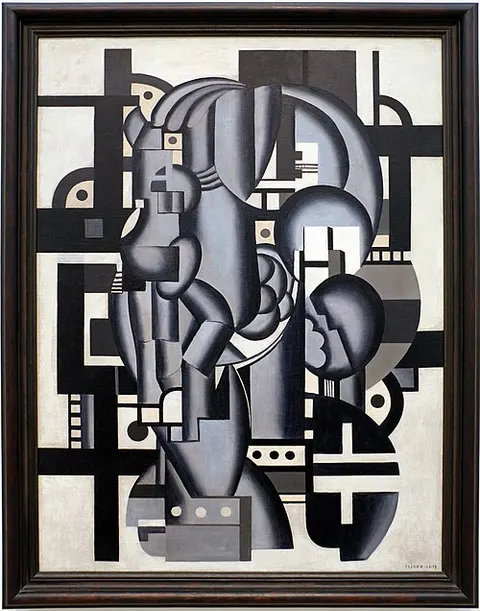 Composition in Blue