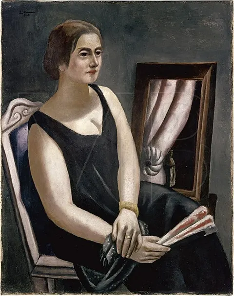 Portrait of Minna Beckmann-Tube