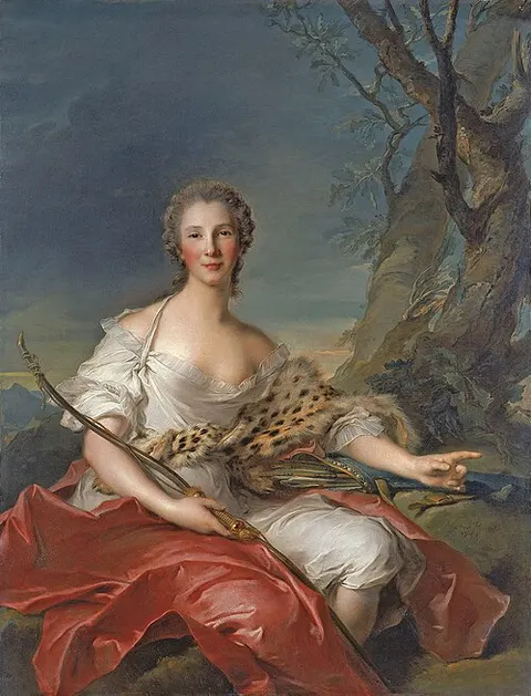 Retrato de Madame Bouret como Diana