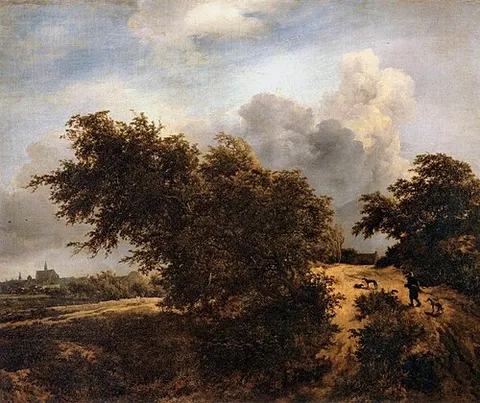 El matorral cerca de Haarlem