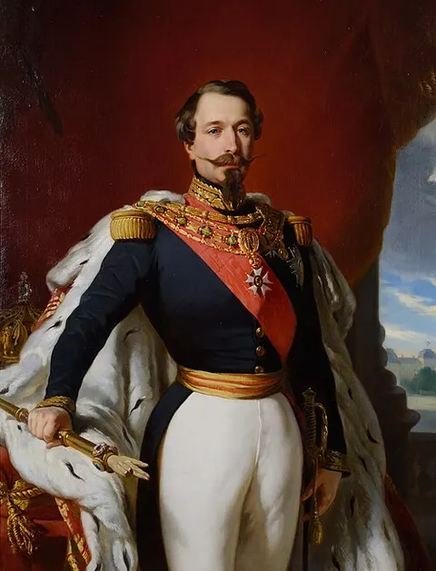 Portrait of Emperor Napoleon III (1808-1873) in Coronation Robes