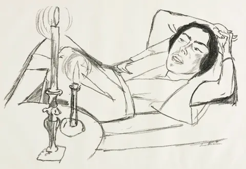 Reclining Woman (Portrait of Johanna Loeb)