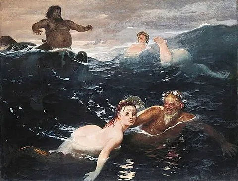 En el juego de las olas (pintura)