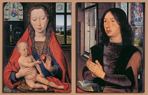 Díptico de la Virgen con Maarten van Nieuwenhove