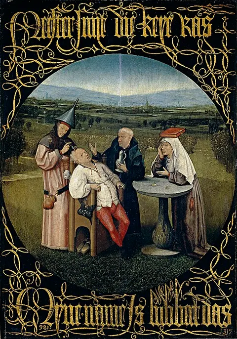 Extracción de la piedra de la locura