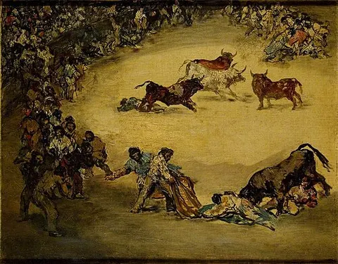 Scene at a Bullfight: Diversión de España