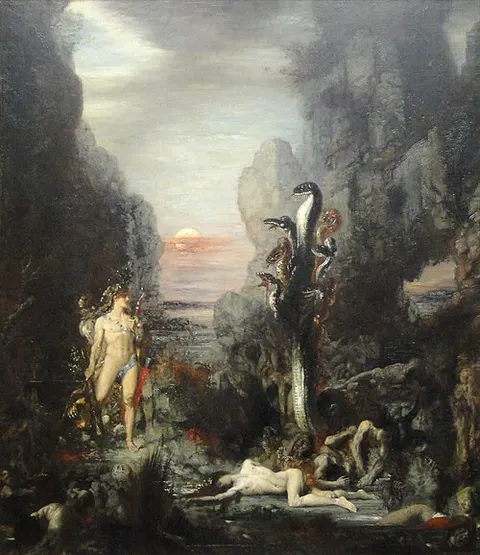 Hércules y la hidra de Lerna
