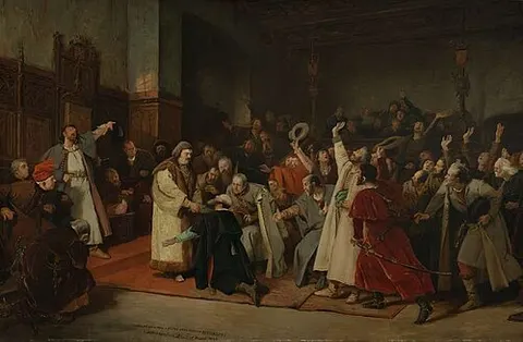 Jiří of Poděbrady Elected King of Bohemia, study