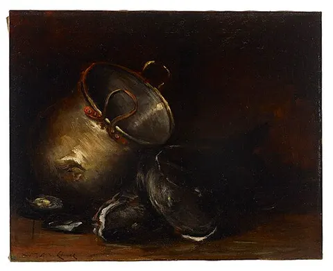 Brass Kettle and Catfish