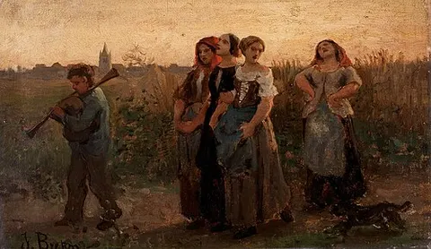 Turning Back from the Fields (study)