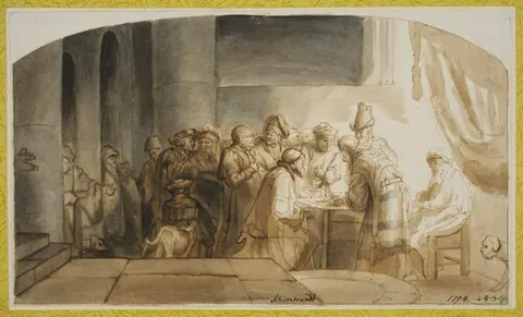 Judas Receiving the Thirty Pieces of Silver