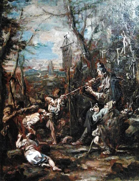 A fiddler.
