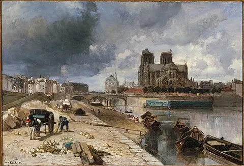 Notre-Dame vue du quai de la Tournelle