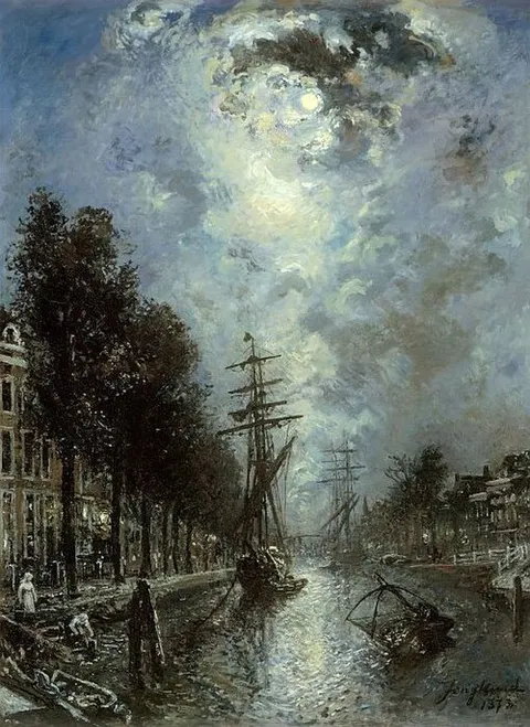 Cityscape Rotterdam: Canal à Rotterdam