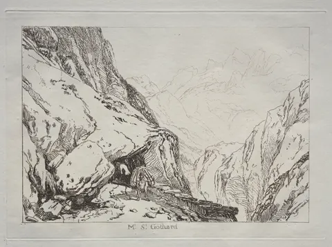 Liber Studiorum:  Mt. St. Gothard