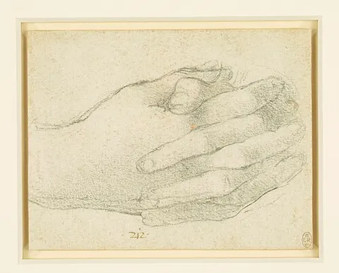 Study of Clasped Hands (Hands of Saint John)
