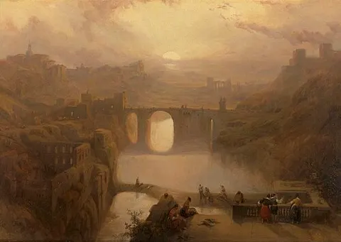 A View of Toledo and the River Tagus