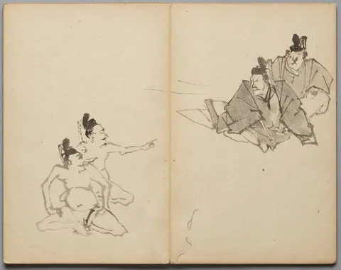 Courtiers from Sketch Album