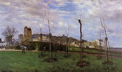 View of Montmartre from the Cité des Fleurs