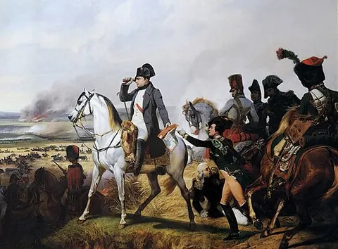 The battle of Wagram in 1809