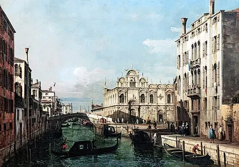 Rio dei Mendicanti with the Scuola di San Marco