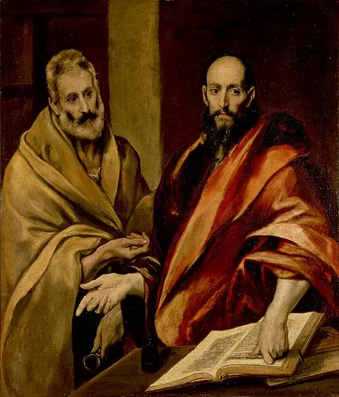 Los apóstoles Pedro y Pablo (El Greco, Hermitage)