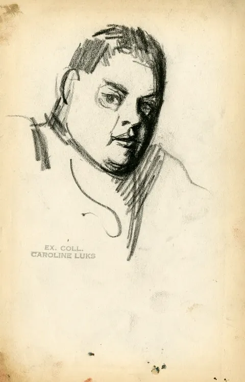 Self-portrait of the artist