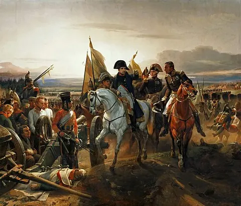 Napoléon en la batalla de Friedland