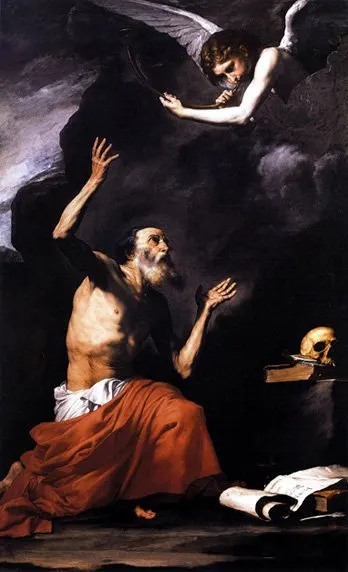 San Jerónimo y el ángel del Juicioi