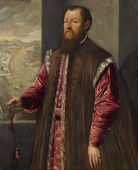 Portrait of Marcantonio Barbaro (1518-1595) as ambassador to Constantinople