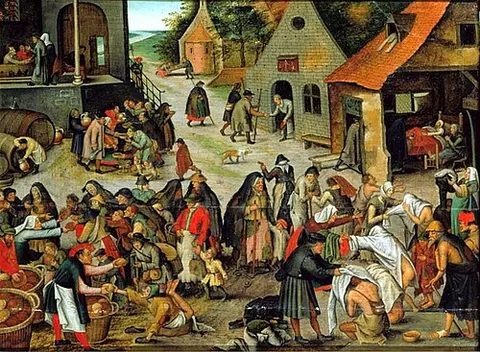 The Seven Acts of Mercy by Pieter Brueghel the Younger