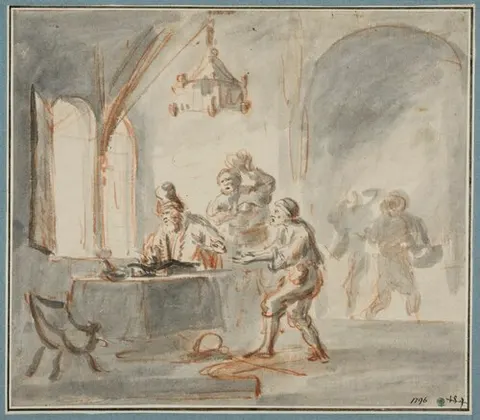 The Vineyard Workers Receiving their Pay