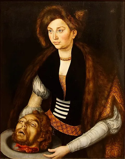 Salomé con la cabeza del Bautista